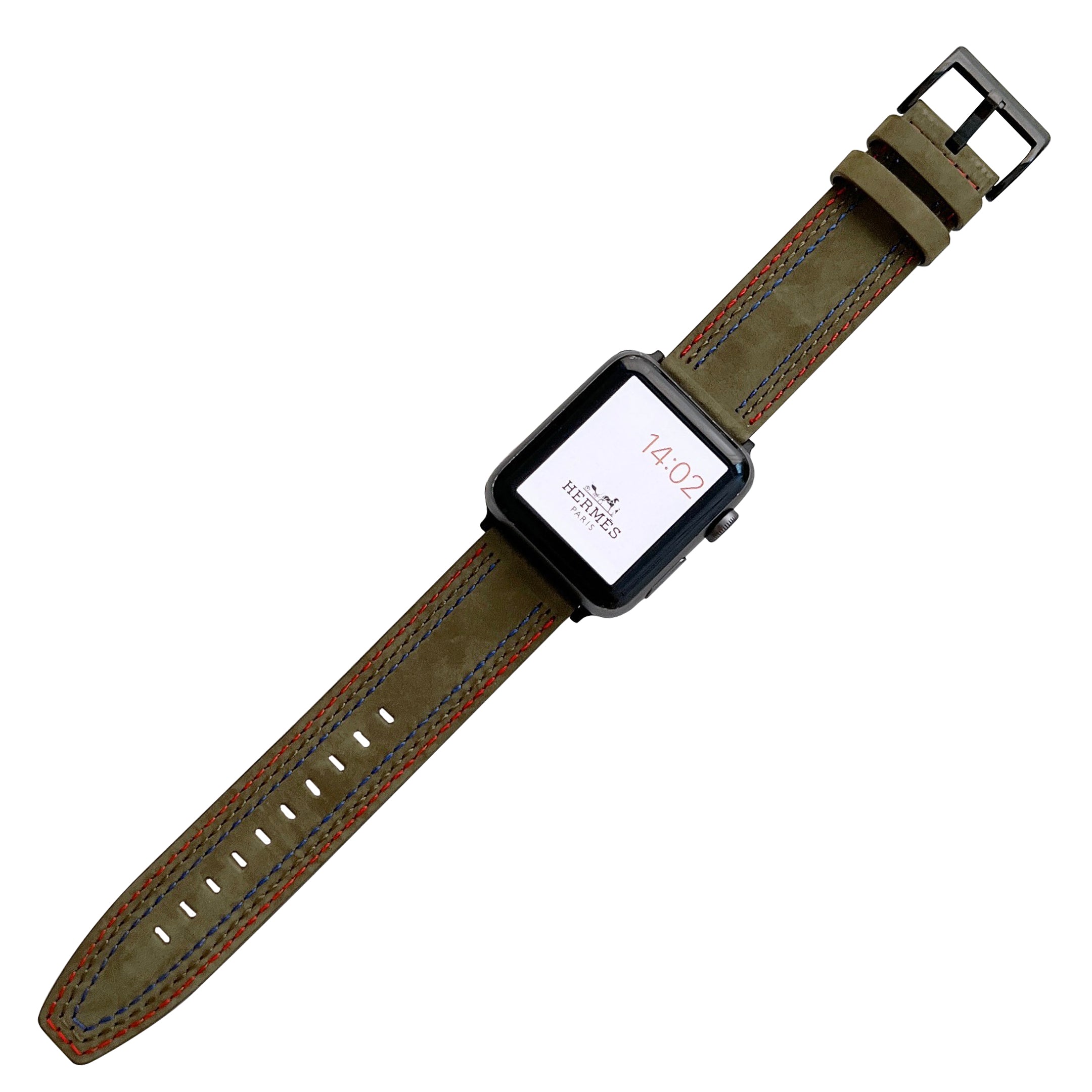 Genuine Leather Stitching Design Smart Bracelet Watch Strap Replacement for Apple Watch Ultra 2 49mm Series 9 45mm SE (2023) 44mm Series 3 2 1 42mm Apple Watch Series 6 5 4 SE 44mm SE (2022) 44mm Ultra 49mm Series 8 45mm 7 45mm Genuine Leather Stitching Design Smart Bracelet Watch Strap Replacement for Apple Watch Ultra 2 49mm Series 9 45mm SE (2023) 44mm Series 3 2 1 42mm Apple Watch Series 6 5 4 SE 44mm SE (2022) 44mm Ultra 49mm Series 8 45mm 7 45mm